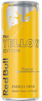 Red Bull The Yellow Edition Tropical 250ml (DPG Einwegpfand/Pfanddose) im 24er T